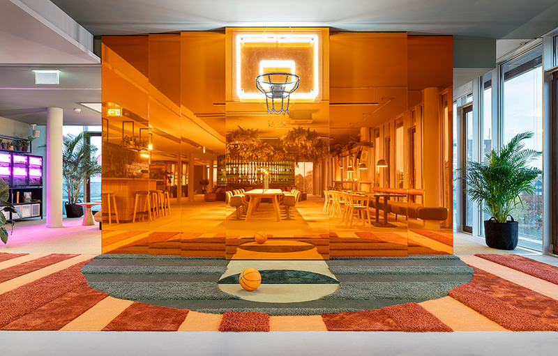 studio aisslinger creates an 'office playground' for jägermeister HQ designboom