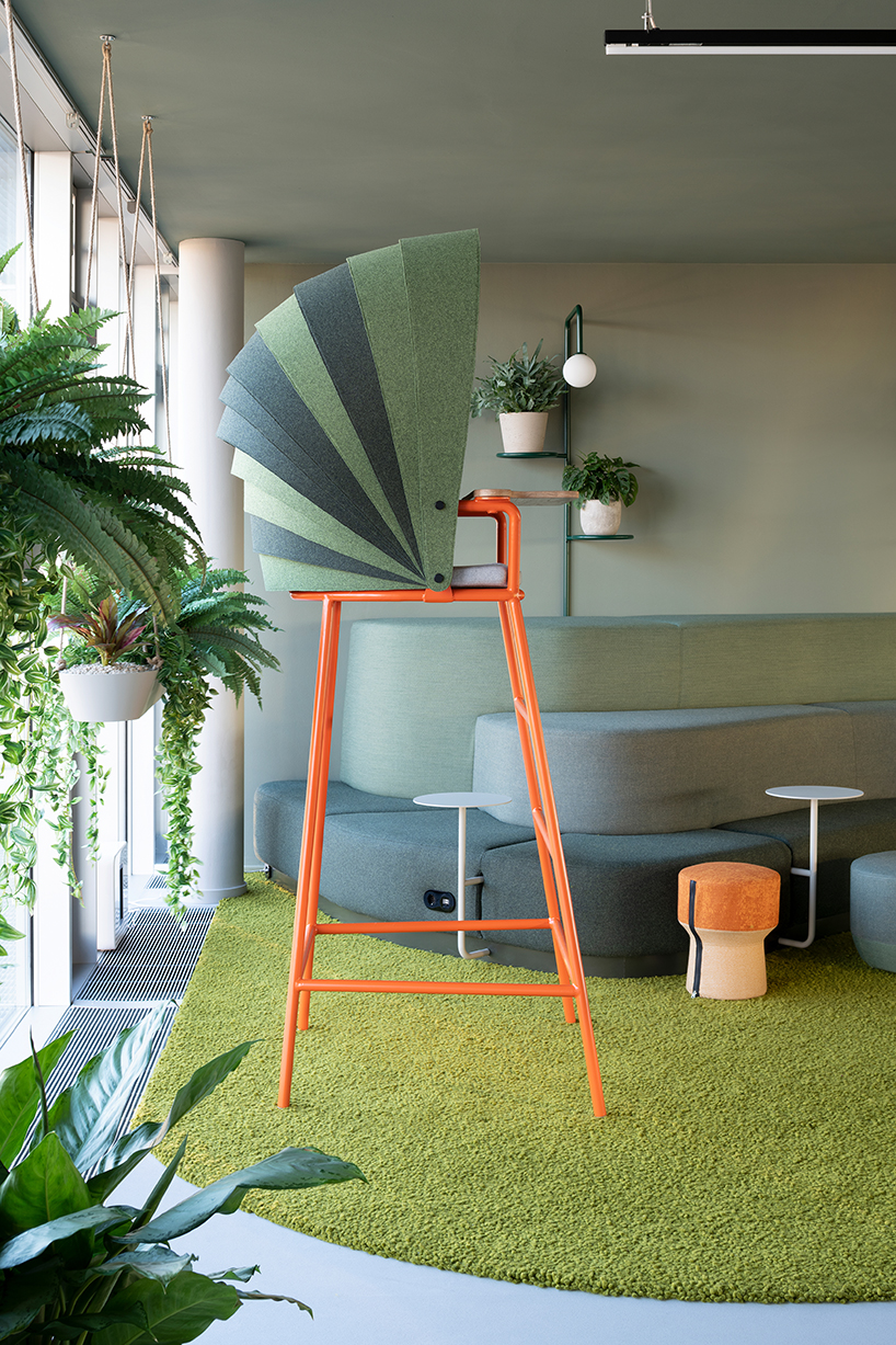 studio aisslinger creates an 'office playground' for jägermeister HQ designboom