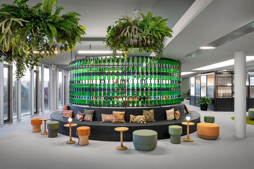 studio aisslinger creates an 'office playground' for jägermeister HQ designboom