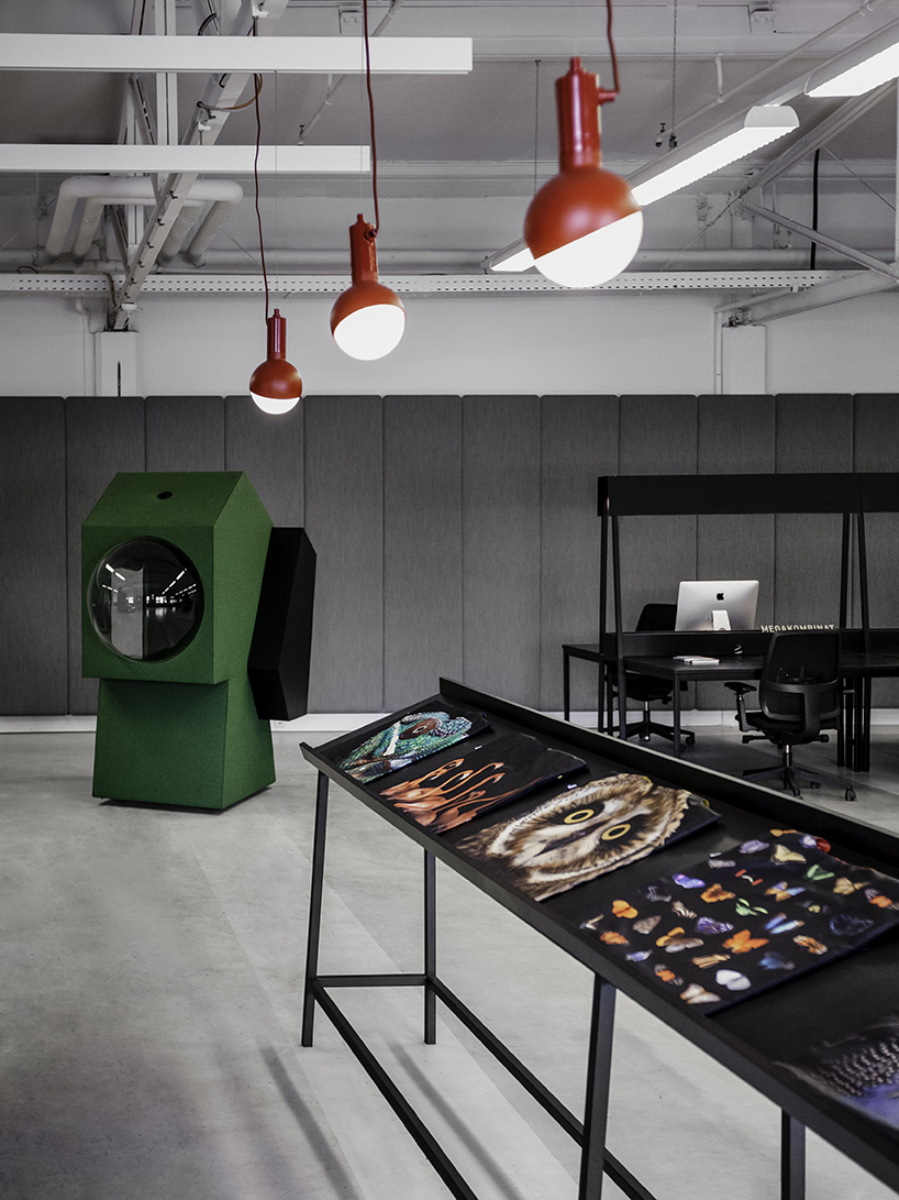 studio aisslinger inserts colorful work capsules into LOQI office in berlin designboom