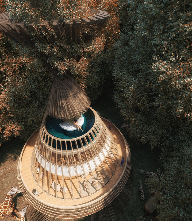 eco-tourism safari resort in africa by MASK architects produces water from air