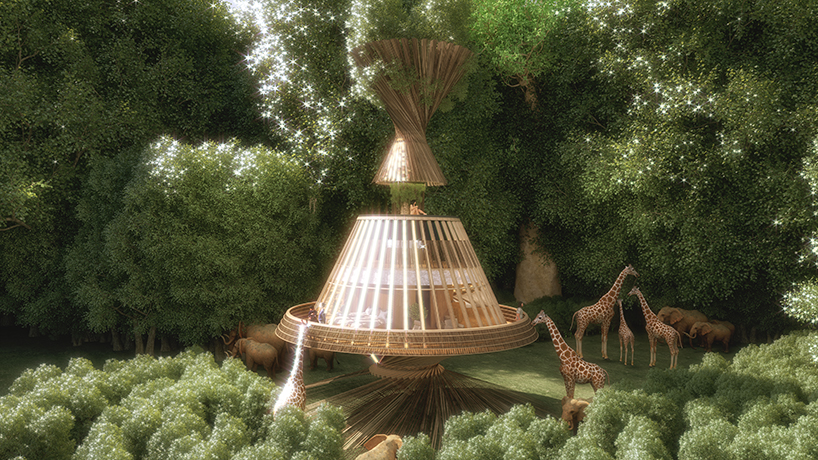 eco-tourism safari resort in africa by MASK architects produces water from air