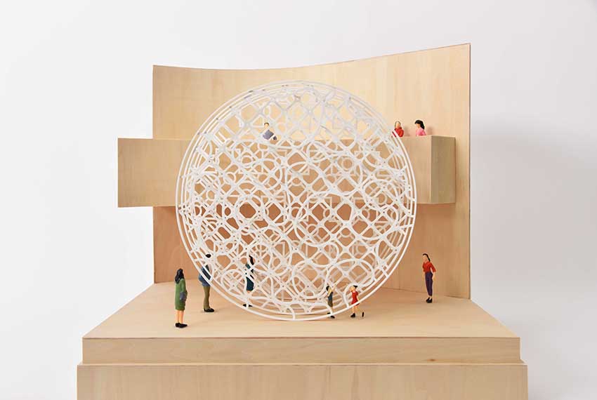 new office works weaves together districts of hong kong for new installation designboom