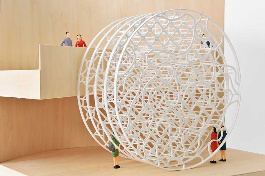 new office works weaves together districts of hong kong for new installation designboom