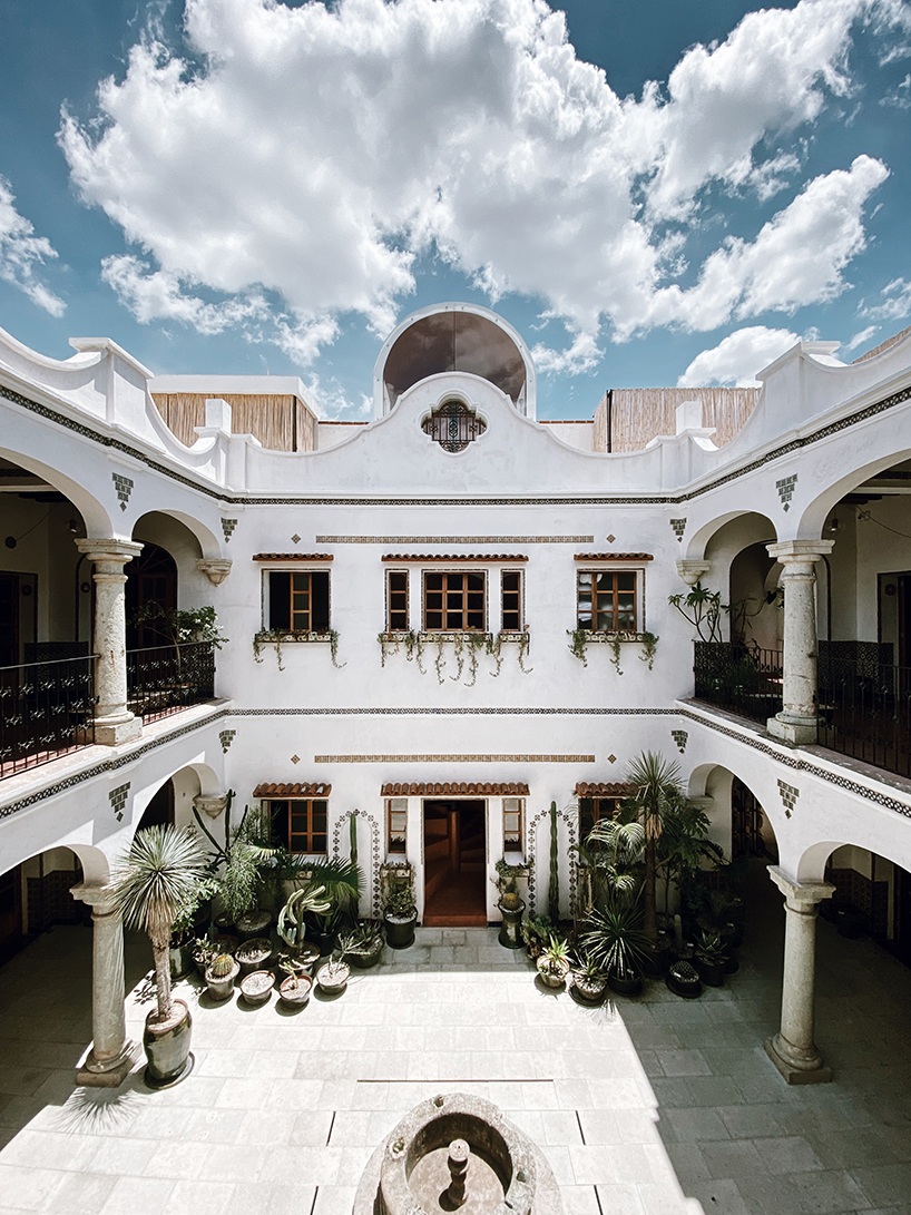luis carbonell renovates a 16th century house to create B&B in oaxaca designboom
