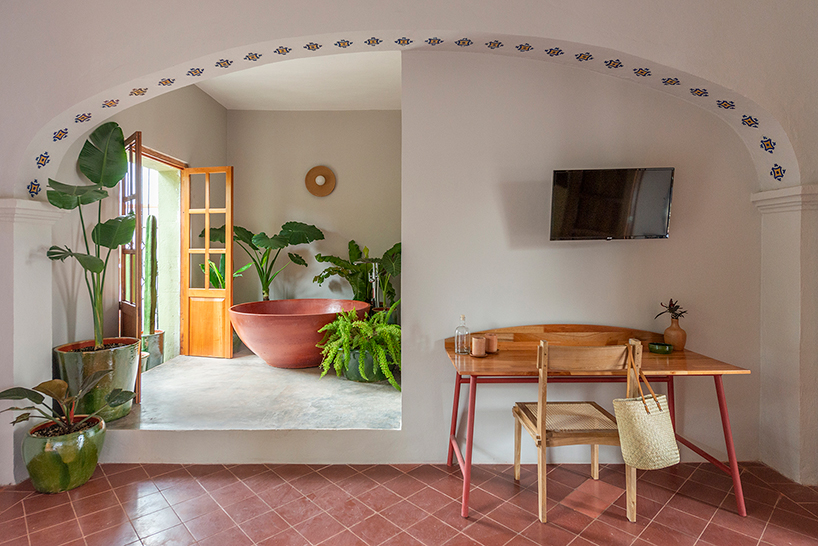 luis carbonell renovates a 16th century house to create B&B in oaxaca designboom