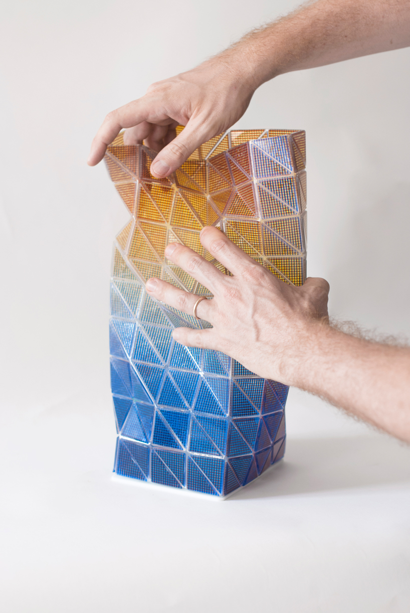 the 'touch-me' vase collection lets users manipulate glass designboom