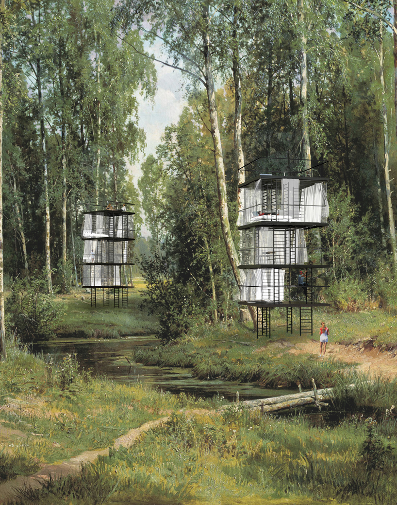 ex figura designs modular system that recreates the experience of living in trees 1