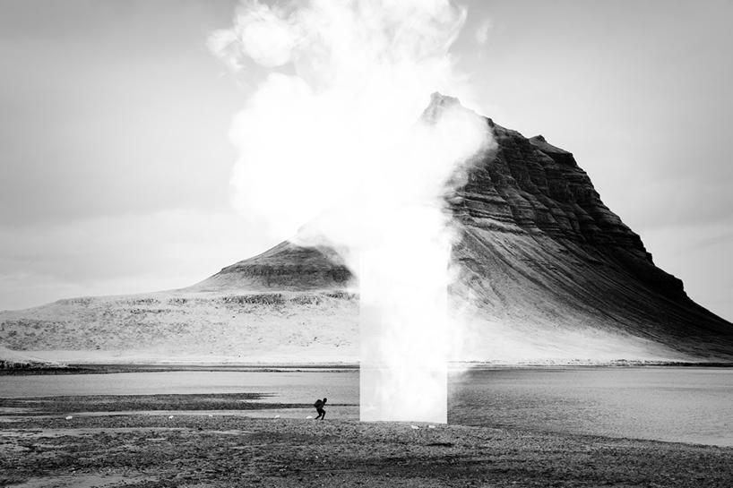 EX FIGURA uses water vapor to shape landmark viewing towers in iceland designboom