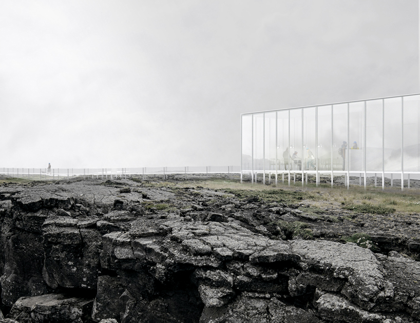 EX FIGURA uses water vapor to shape landmark viewing towers in iceland designboom
