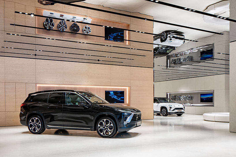 raams architecture studio designs the biggest flagship store of chinese electric vehicle company nio 3