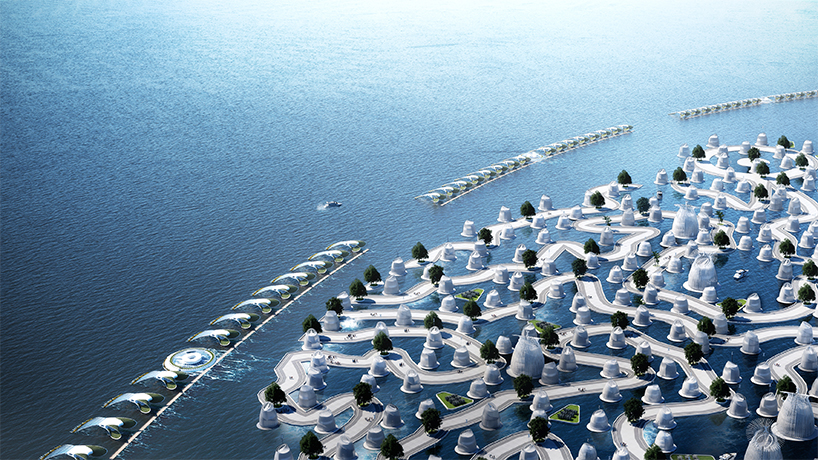 dada responds to biological degradation through floating self-sustaining community