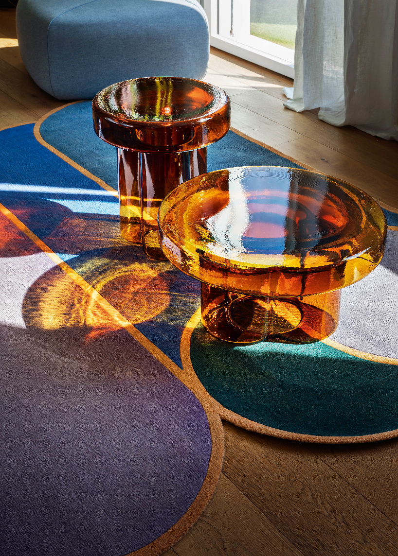 blown glass coffee tables form the 'soda' collection by yiannis ghikas designboom