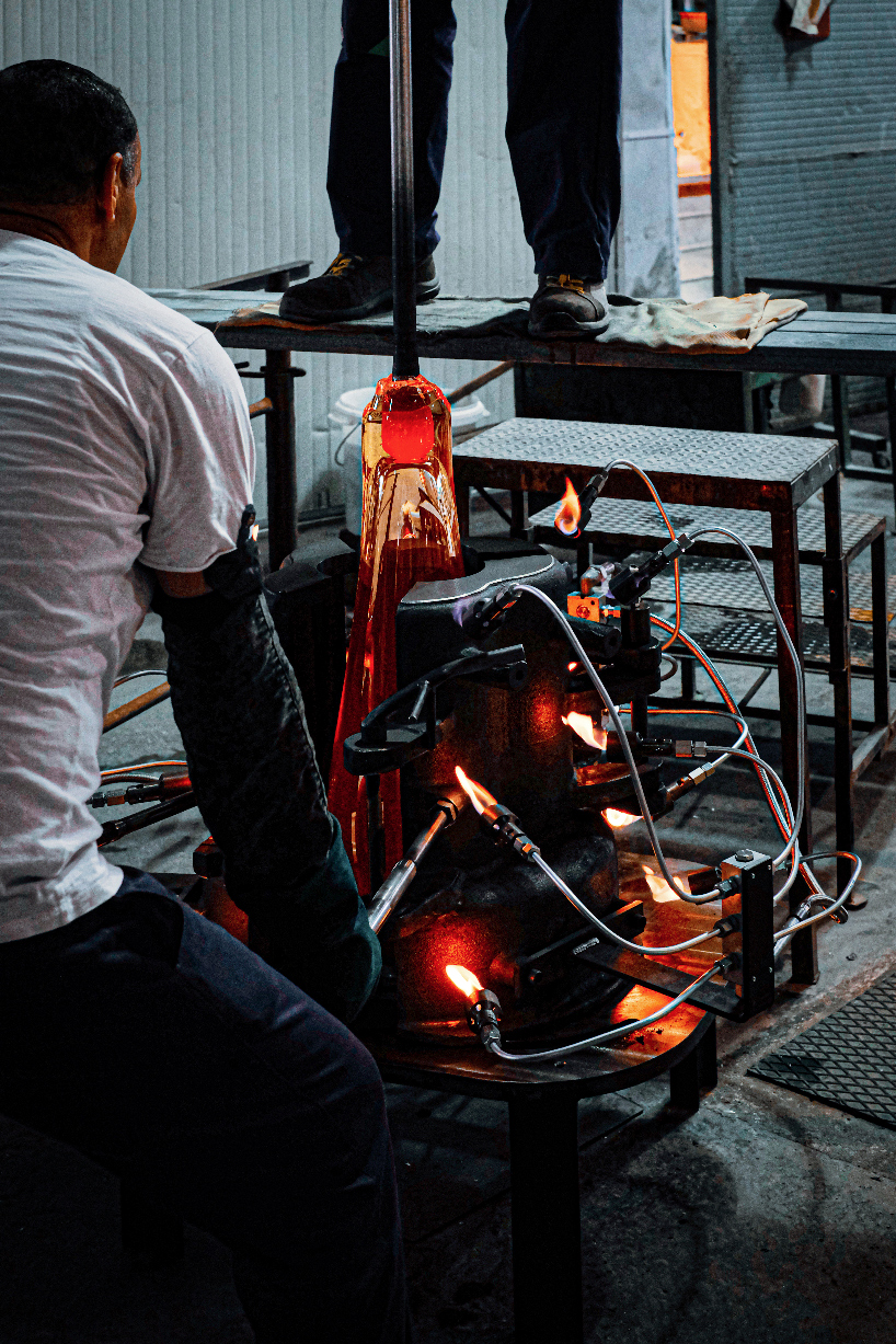 blown glass coffee tables form the 'soda' collection by yiannis ghikas designboom
