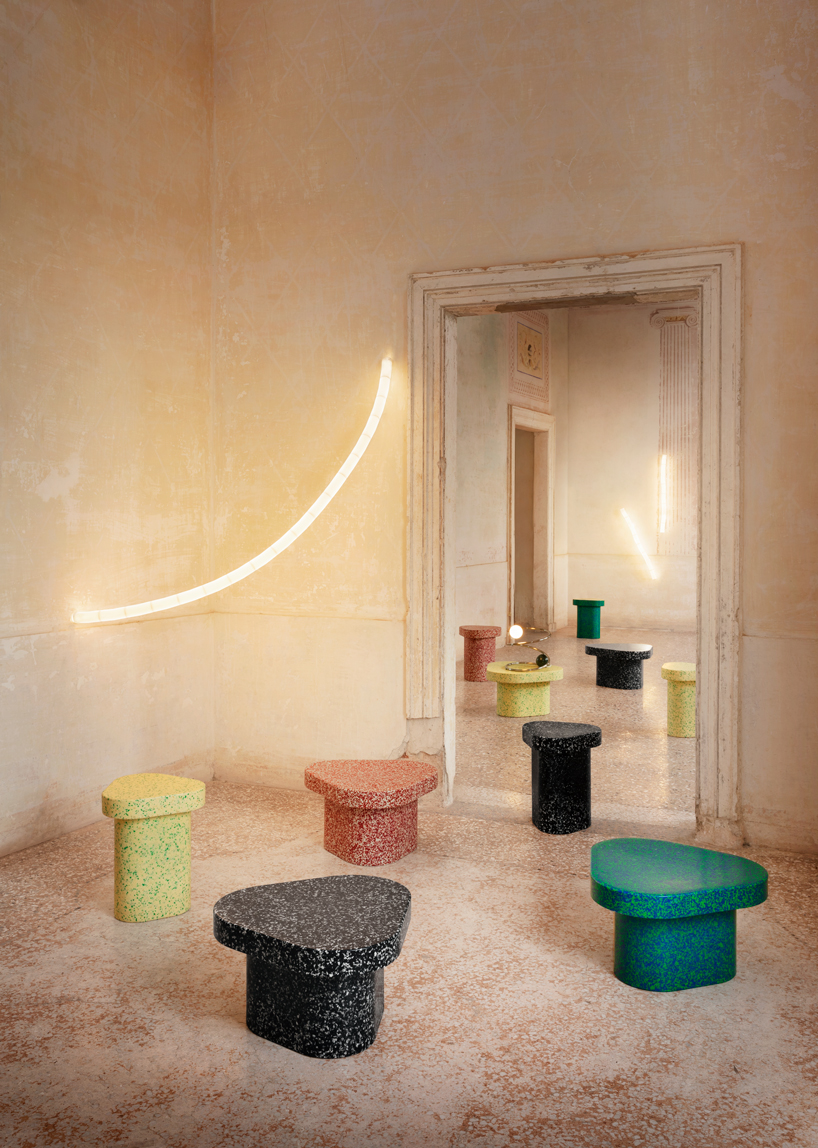 paolo cappello and miniforms transform plastic waste into playful furniture objects