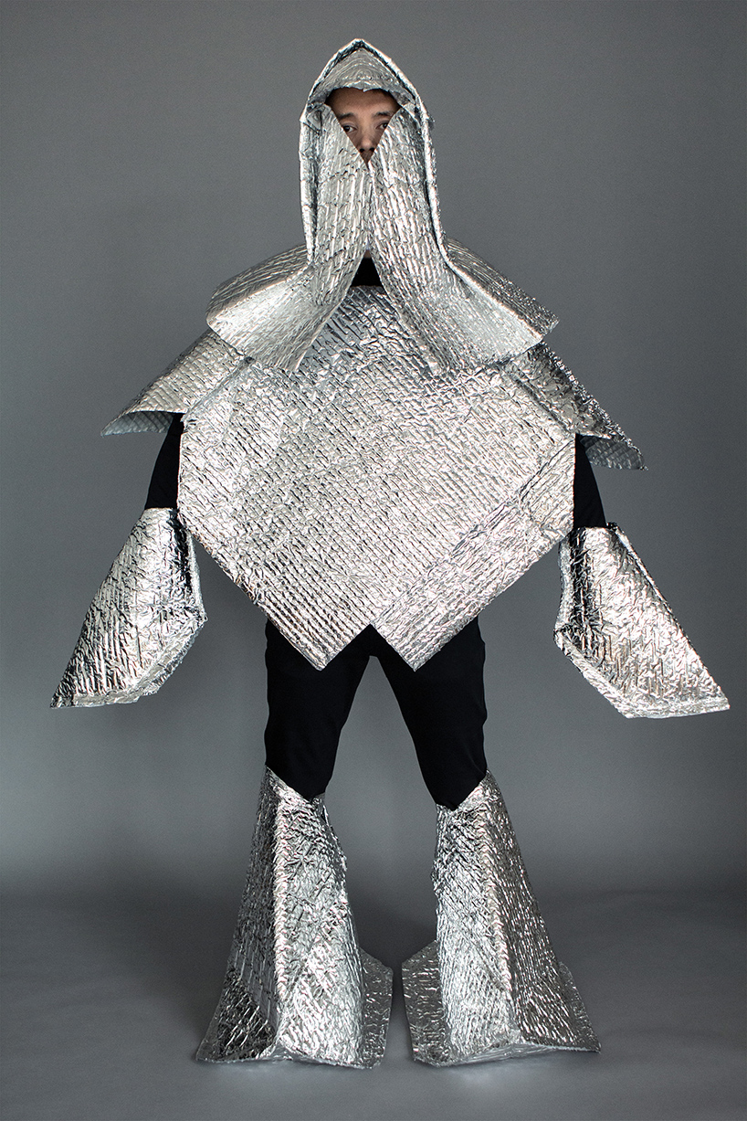 ken tanabe fashions halloween costumes from everyday objects designboom