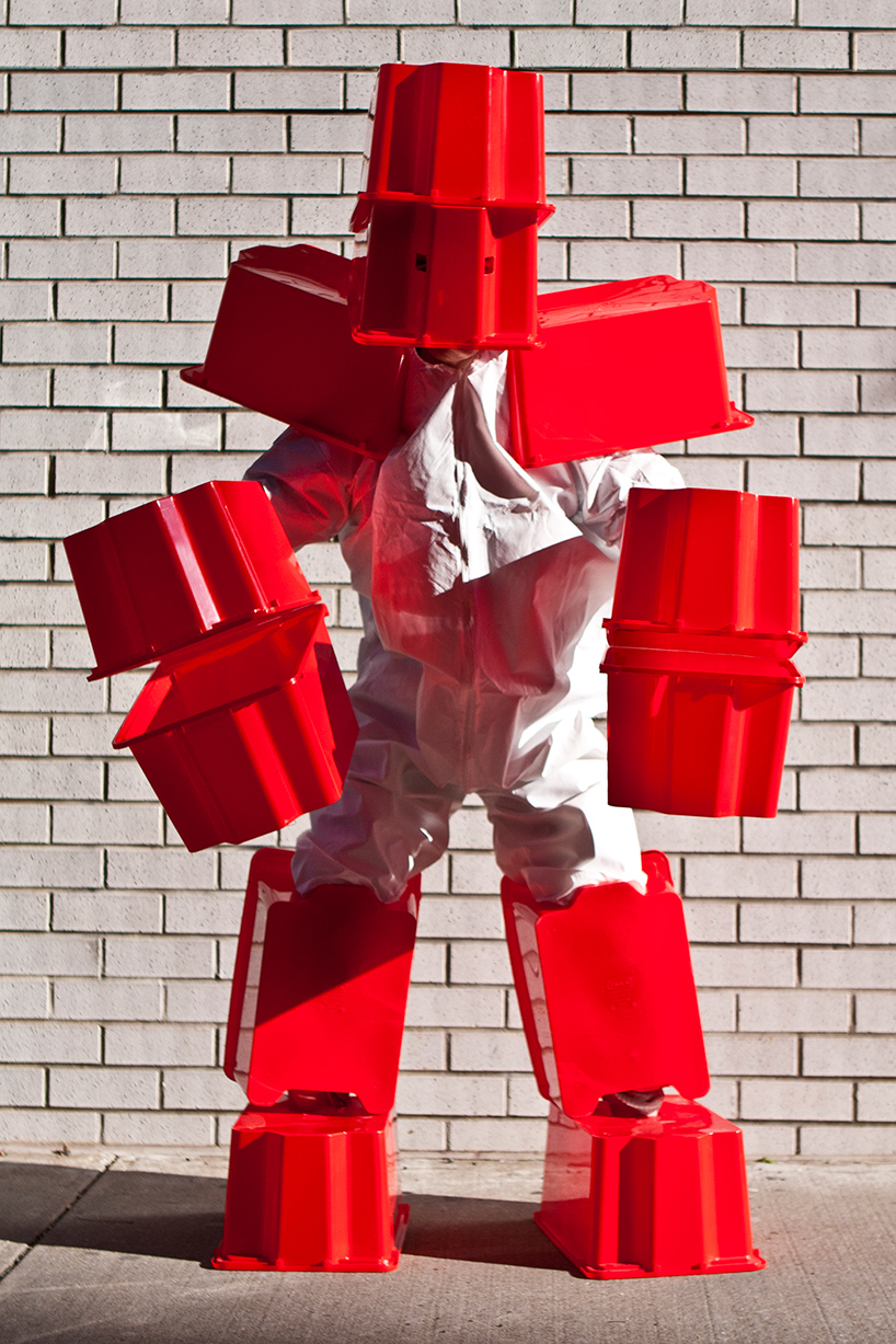 ken tanabe fashions halloween costumes from everyday objects designboom