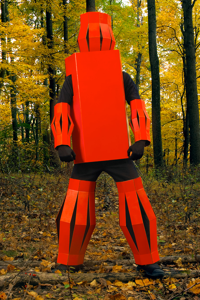 ken tanabe fashions halloween costumes from everyday objects designboom