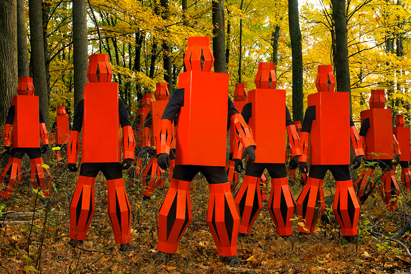 ken tanabe fashions halloween costumes from everyday objects designboom