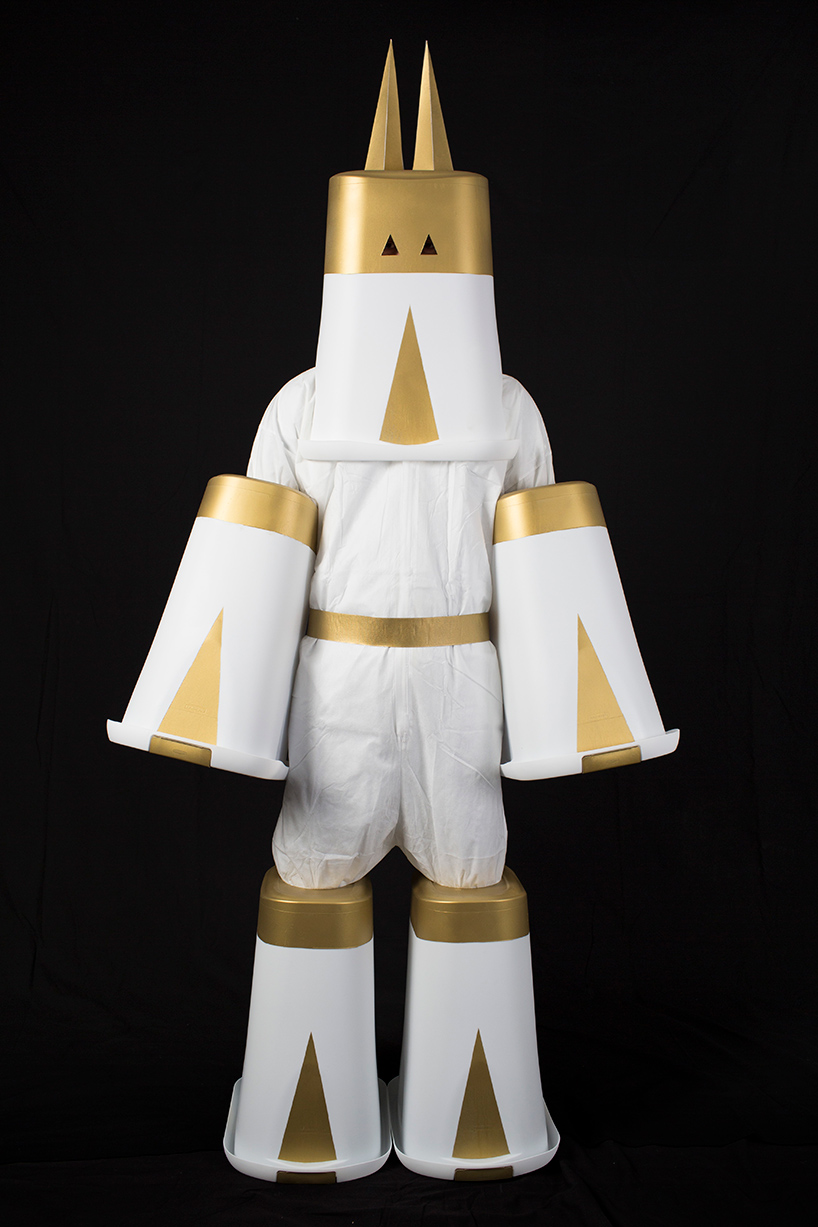 ken tanabe fashions halloween costumes from everyday objects designboom