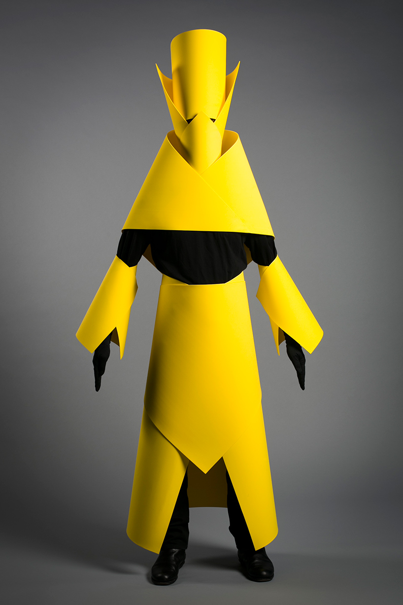 ken tanabe fashions halloween costumes from everyday objects designboom