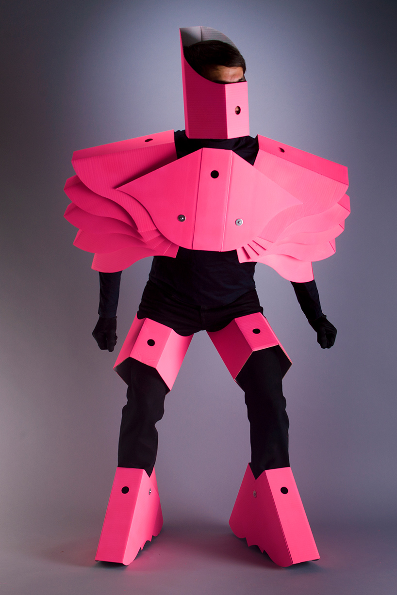 ken tanabe fashions halloween costumes from everyday objects designboom