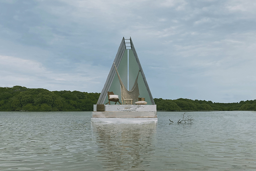 'float' emergency shelter by andrés & josé responds to flood affected areas of mexico