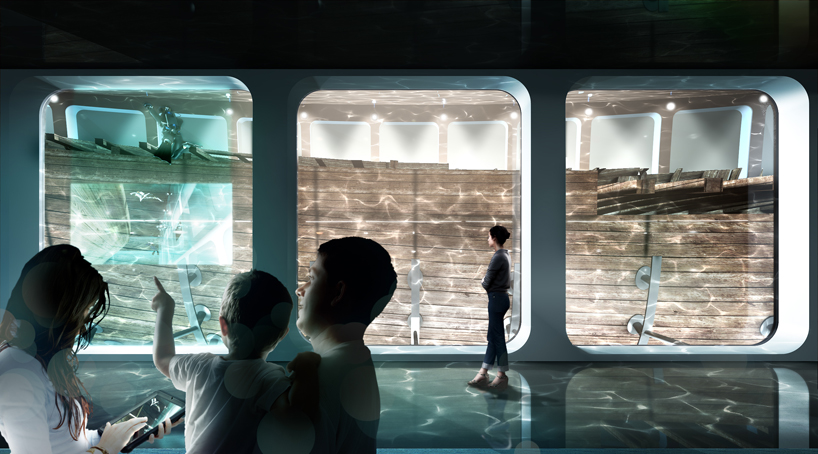 ZJA plans to turn a shipwreck into an underwater museum in amsterdam designboom