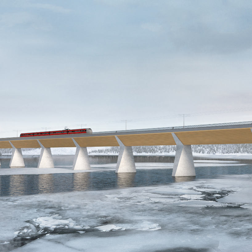 wooden railway bridge tangenvika norway 2