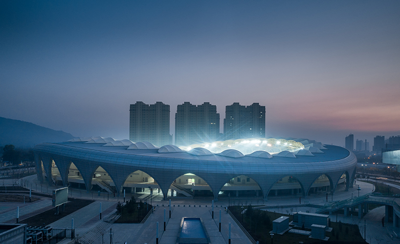 flourishing peony linxia olympic sports center stadium 8
