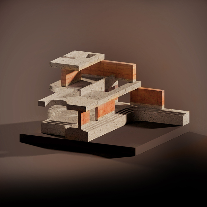 DHaus sculpts eco-friendly home in surrey's countryside from rammed earth 