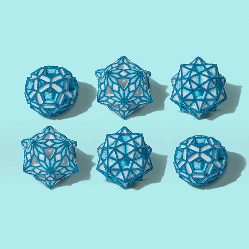 sugar lab releases a series of 3D printed candies for the holiday season designboom