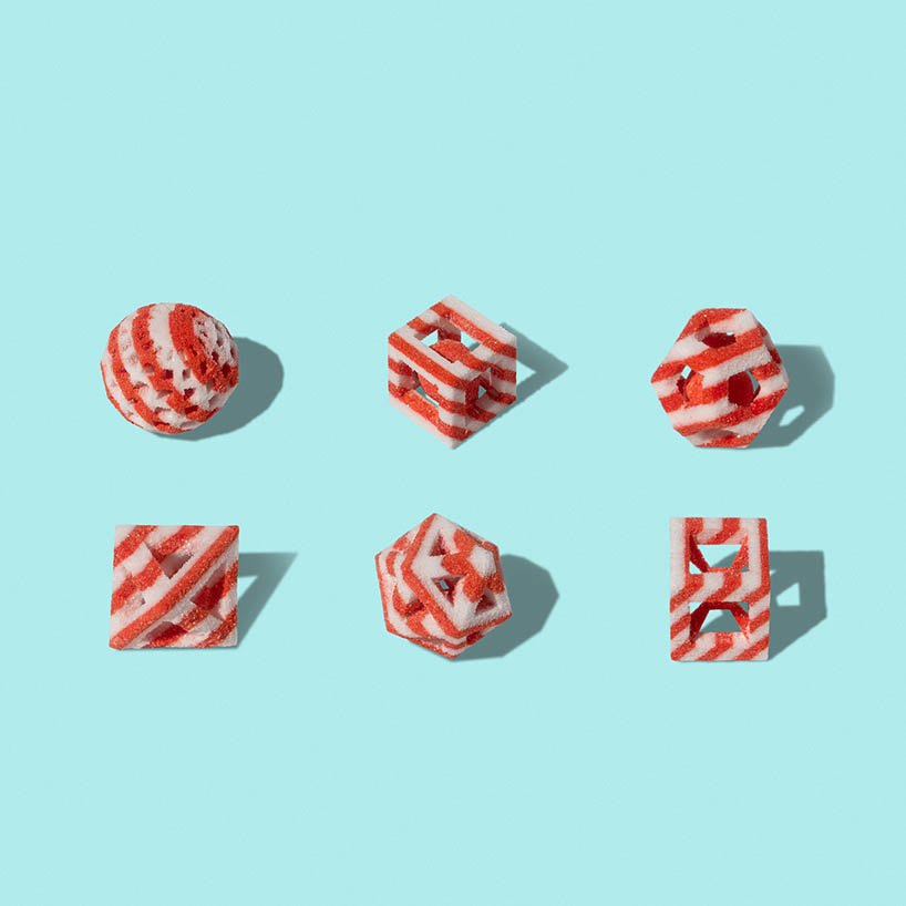 sugar lab releases a series of 3D printed candies for the holiday season designboom