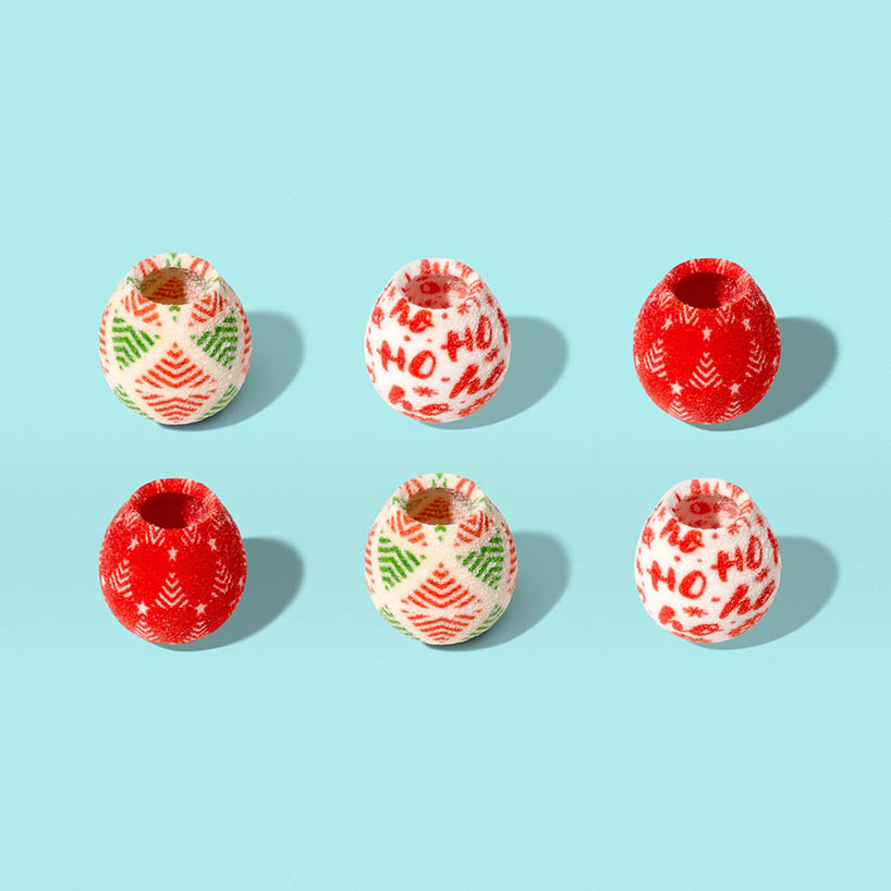 sugar lab releases a series of 3D printed candies for the holiday season designboom