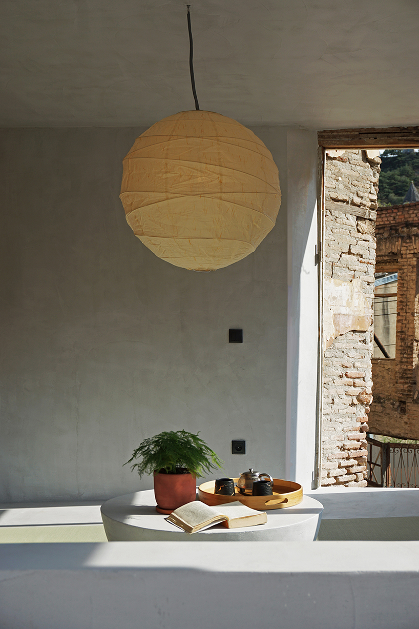 nao transformed a historical georgian ruin into a japanese teahouse in the heart of tbilisi 3