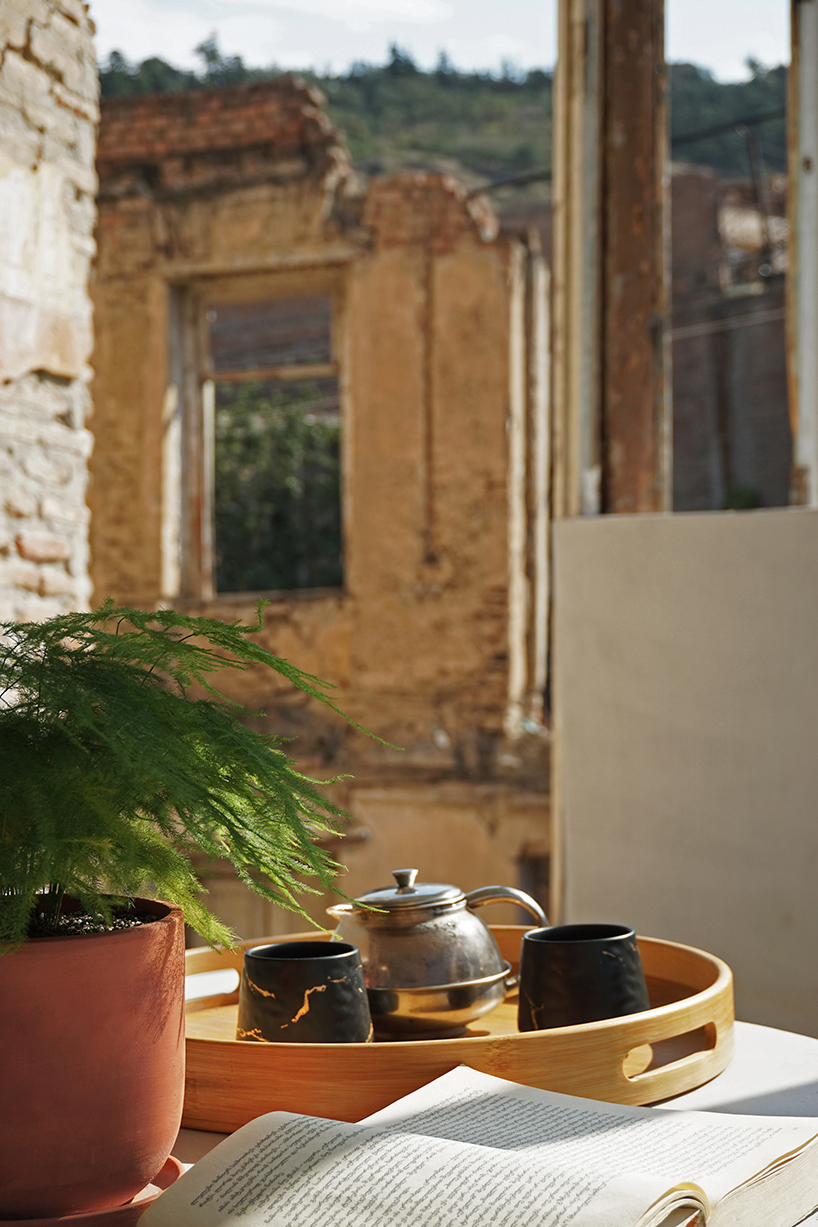 NAO transforms a historical georgian ruin into a traditional Japanese teahouse
