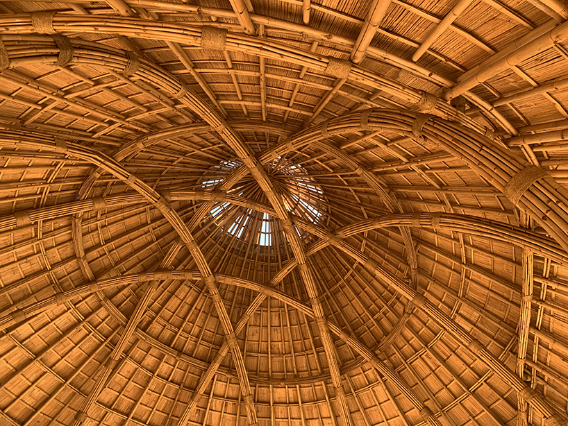 bamboo meditation cathedral sunset sala 7