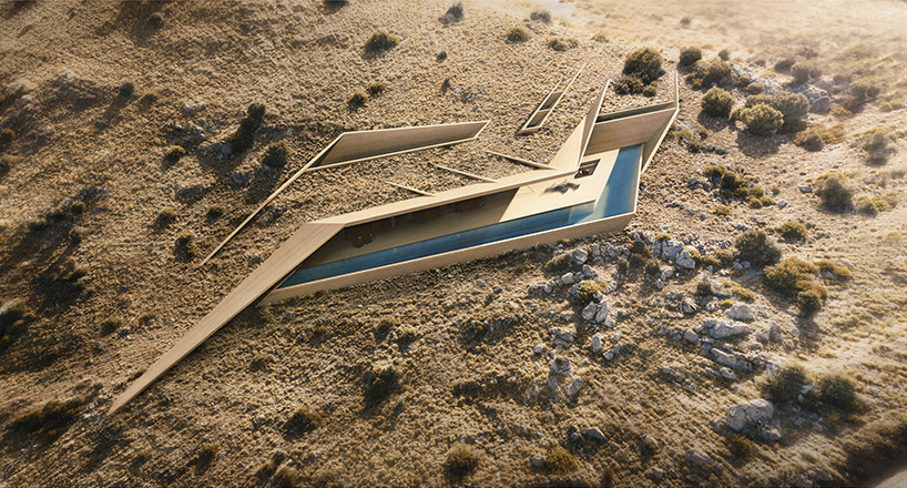 konstantinos stathopoulos krak architects engraves a crooked residence in the cretan landscape 2