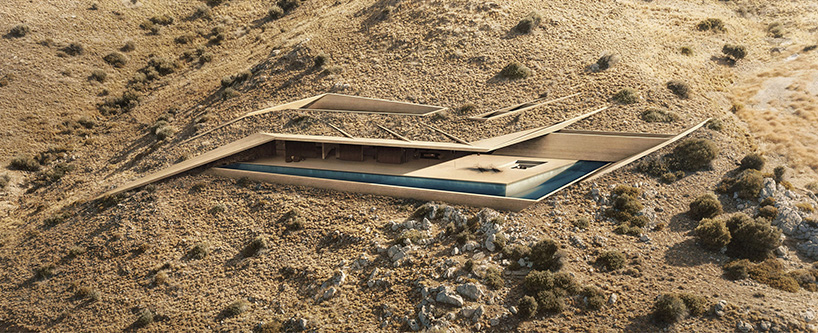 konstantinos stathopoulos | KRAK. engraves a crooked residence in the cretan landscape