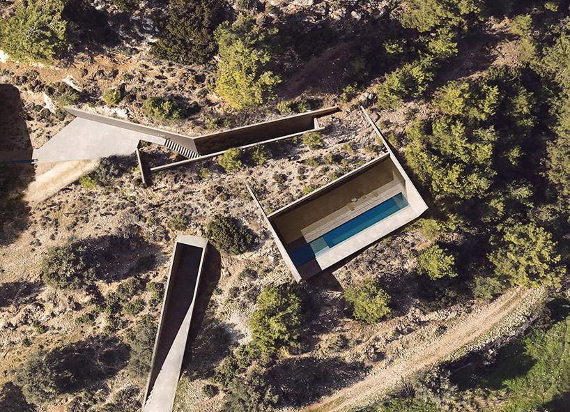 konstantinos stathopoulos krak architects envisions concrete volumes emerging from the rhodian land 1