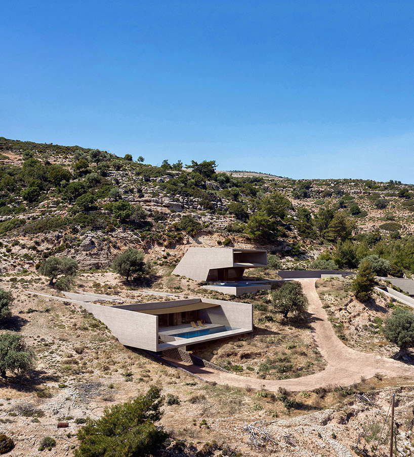 konstantinos stathopoulos krak architects envisions concrete volumes emerging from the rhodian land 2