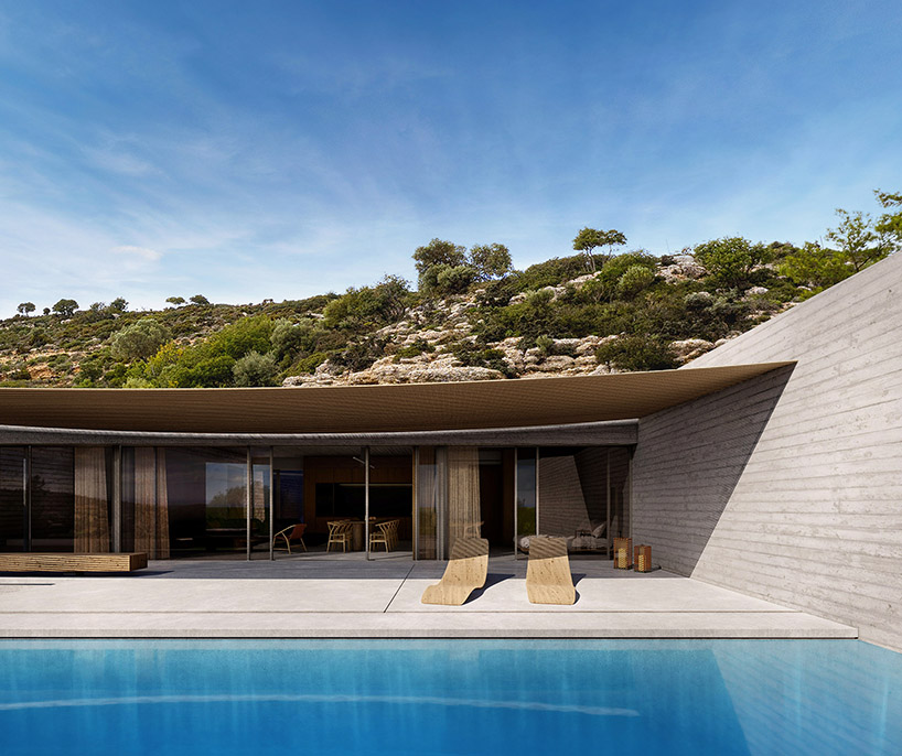 konstantinos stathopoulos krak architects envisions concrete volumes emerging from the rhodian land 4