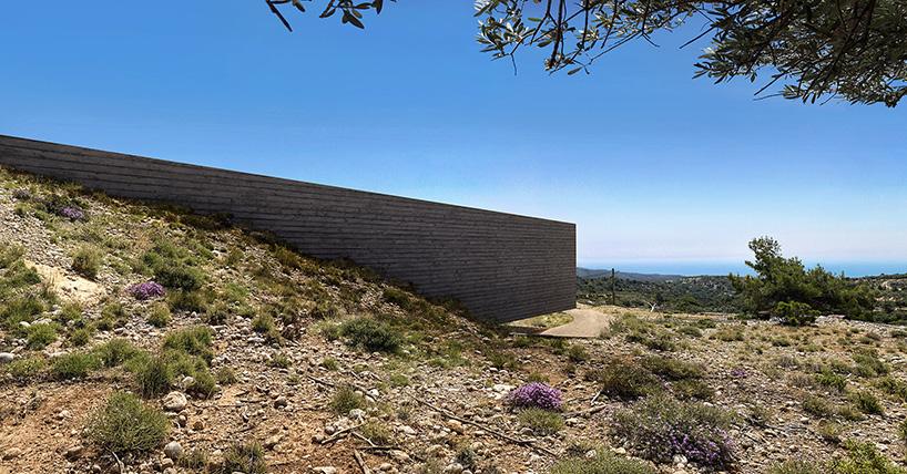 konstantinos stathopoulos krak architects envisions concrete volumes emerging from the rhodian land 5