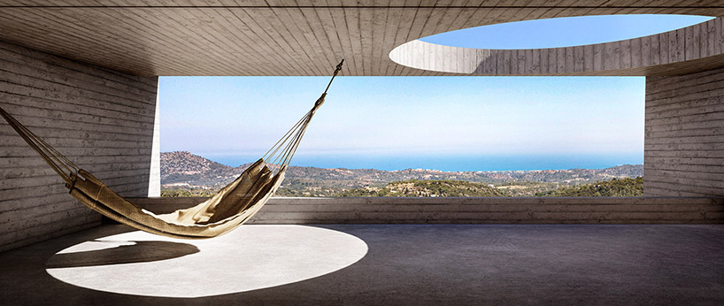 konstantinos stathopoulos krak architects envisions concrete volumes emerging from the rhodian land 8