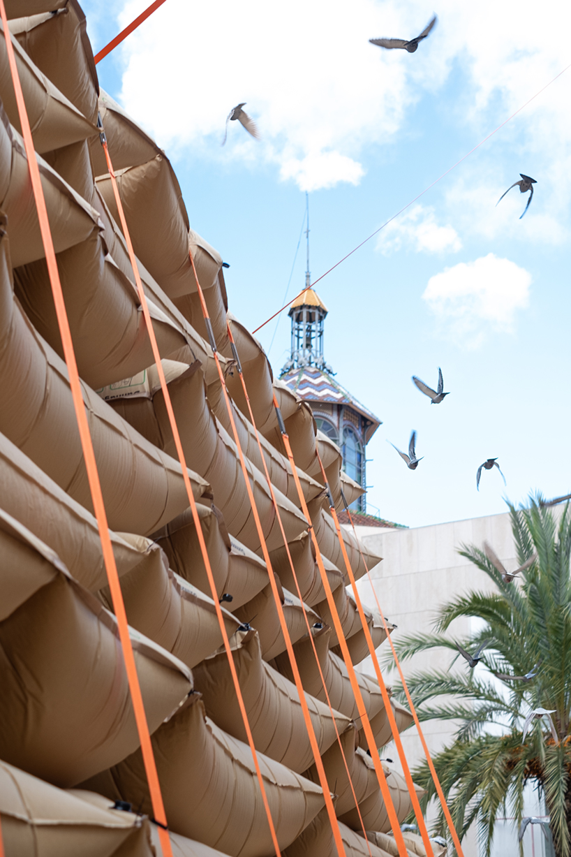 collapse a temporary art installation at the placa dels dolors tortosa spain 3