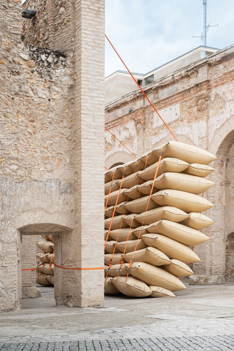 collapse a temporary art installation at the placa dels dolors tortosa spain 6