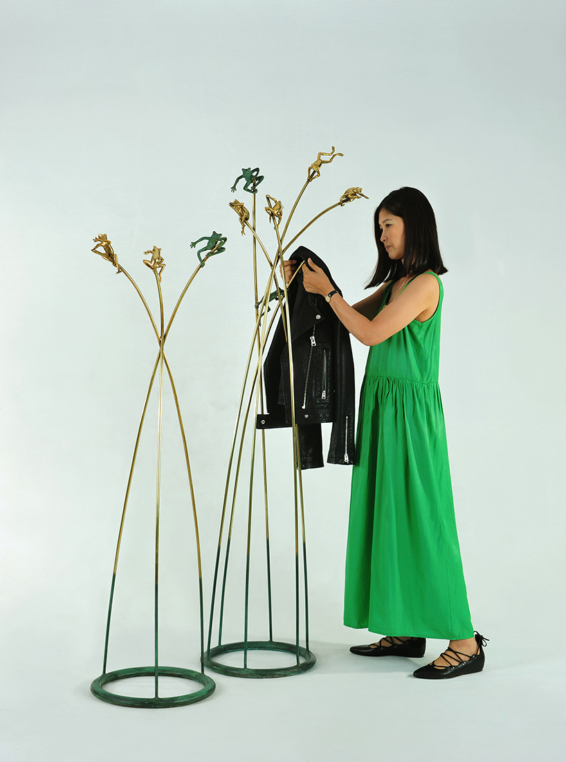 dogs, cats & frogs handcrafted from brass form apiwat chitapanya's quirky furniture series