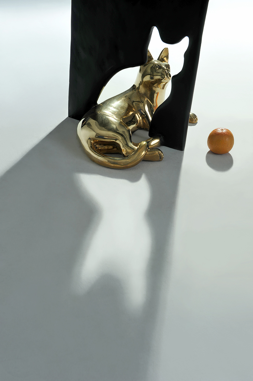 dogs, cats & frogs handcrafted from brass form apiwat chitapanya's quirky furniture series