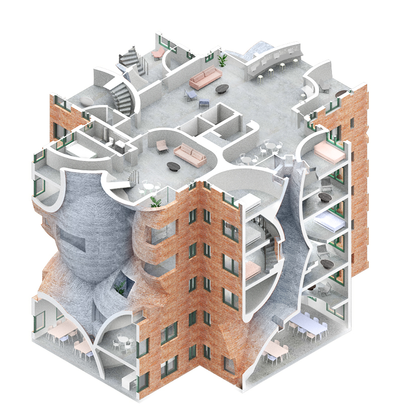 carla bonilla huaroc turns luxury condos into transitional housing designboom