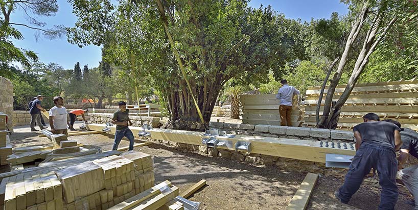 martin rajnis erects a cactus-shaped observatory tower in jerusalem designboom